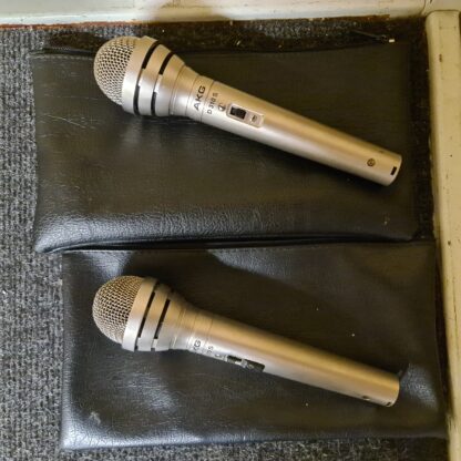 AKG D310S vintage microphone with stand clamp and bag - used VGC