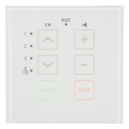 Adastra TR86 touch remote wall plate