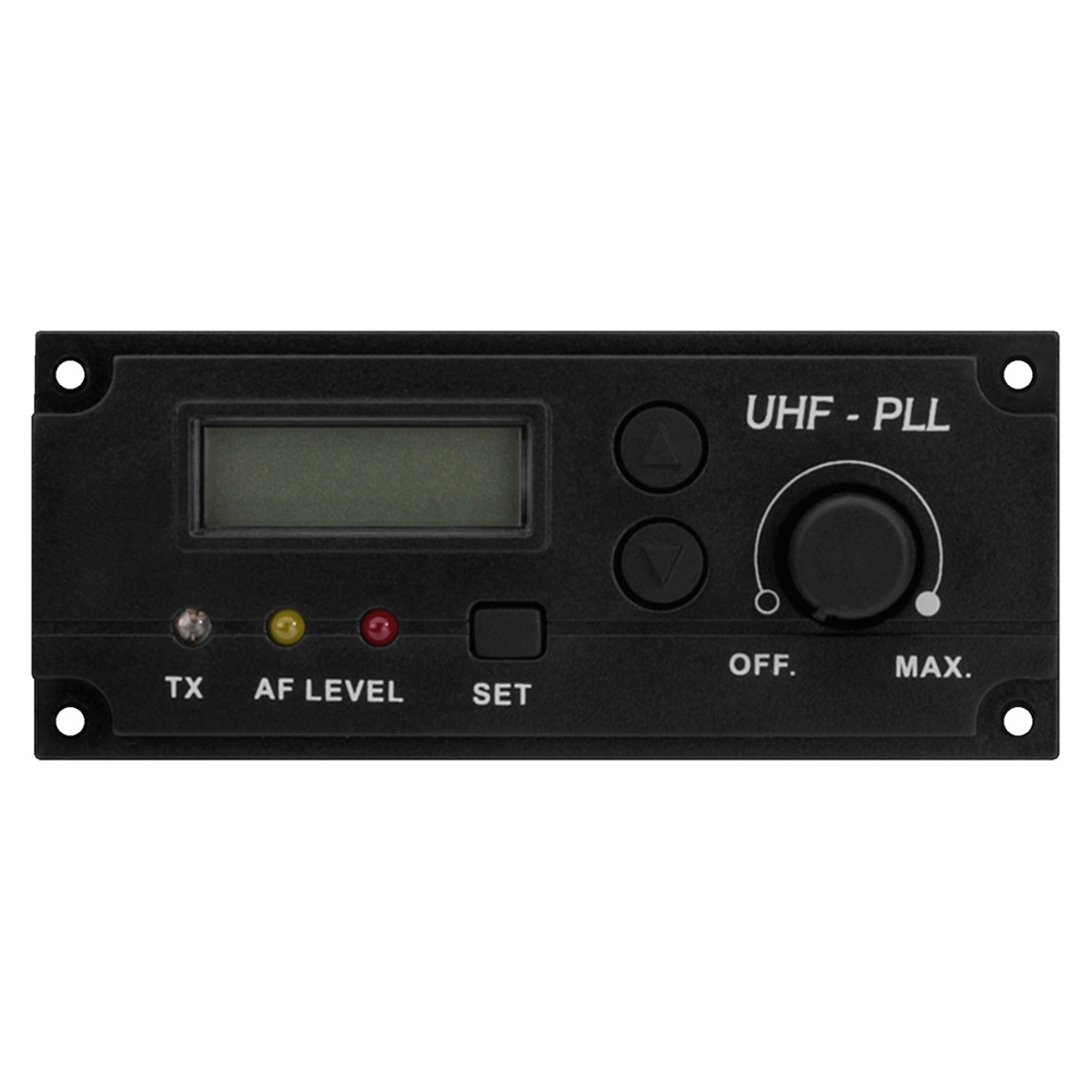 Monacor TXA-820MT multifrequency transmitter module with UHF PLL technology