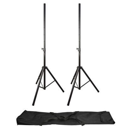 QTX 180.550 heavy duty speaker stand kit with bag