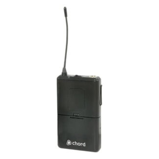 Chord NUBP-863.1 bodyworn wireless microphone transmitter for the NU1 license-free Ch 70 single and twin UHF digital wireless microphone systems