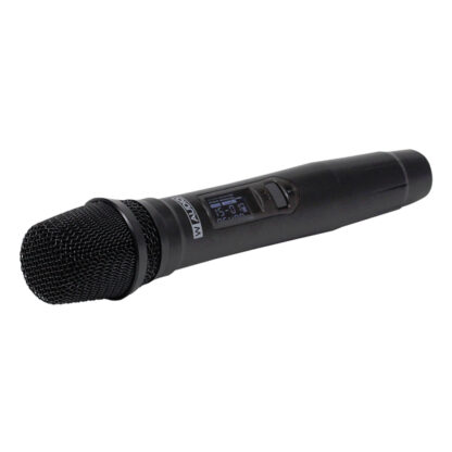 W Audio DM 800H twin handheld wireless microphone system on Ch 70 (863-865 MHz)