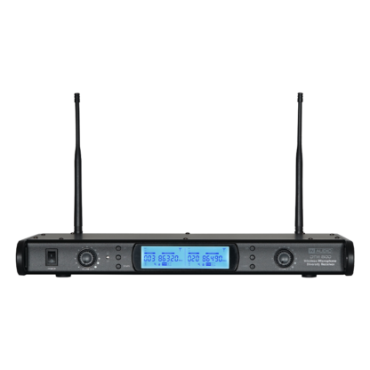 W Audio DTM 800 V2 twin diversity wireless microphone system on Ch 70 (863-865 MHz) - with V2 software