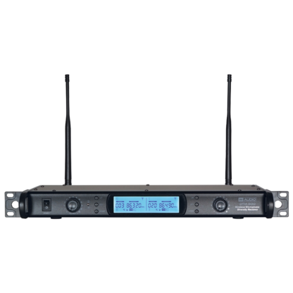 W Audio DTM 800 V2 twin diversity wireless microphone system on Ch 70 (863-865 MHz) - with V2 software