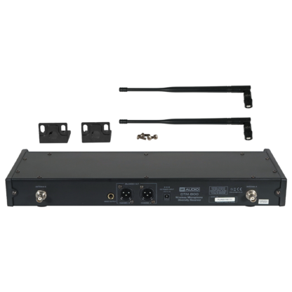 W Audio DTM 800 V2 twin diversity wireless microphone system on Ch 70 (863-865 MHz) - with V2 software