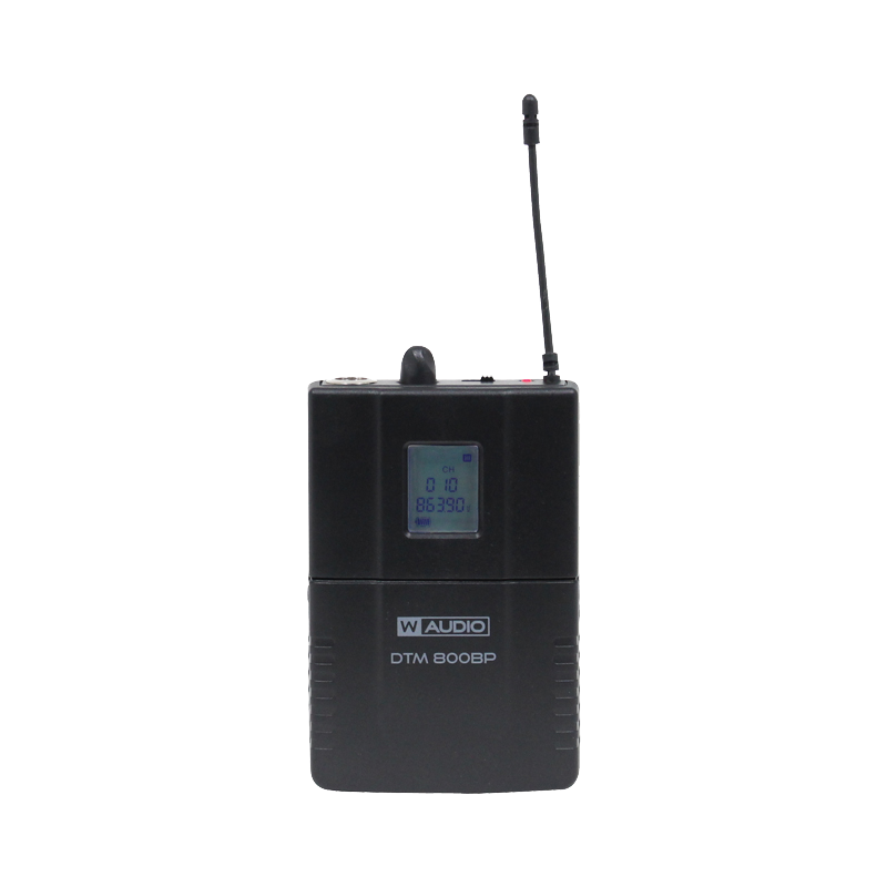 W Audio DTM 800BP beltpack wireless microphone transmitter