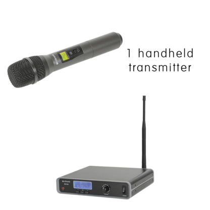 Citronic RU105-H license free UHF Ch 70 digital wireless microphone system with handheld transmitter