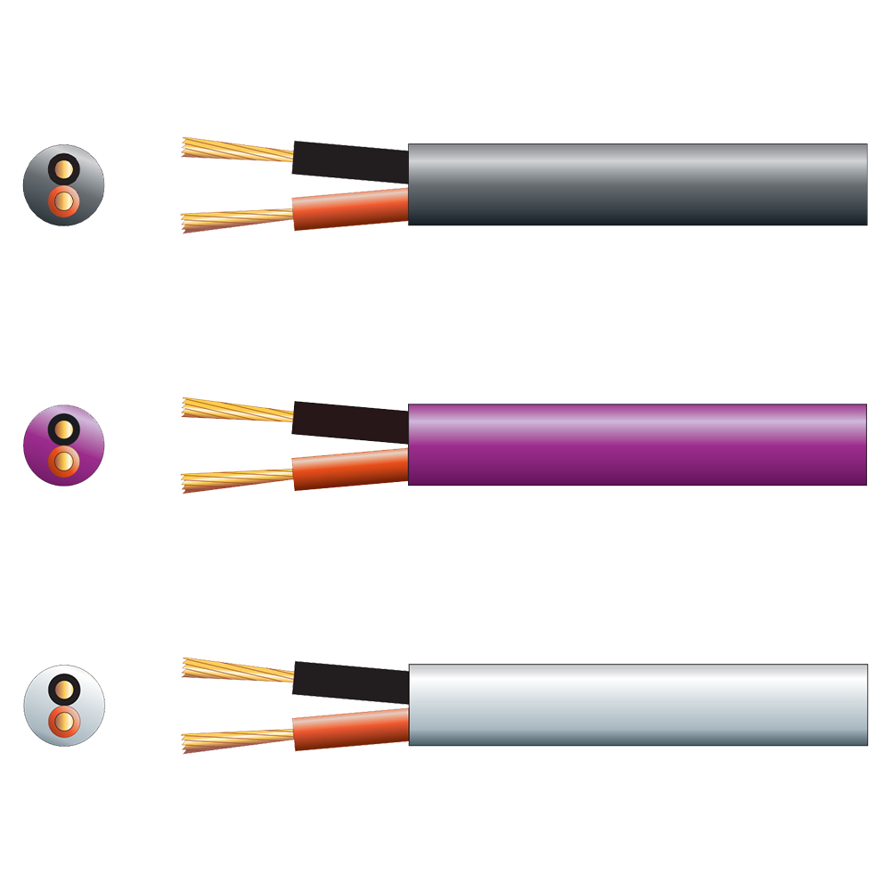 Mercury double insulated low smoke and fume LSZH speaker cable