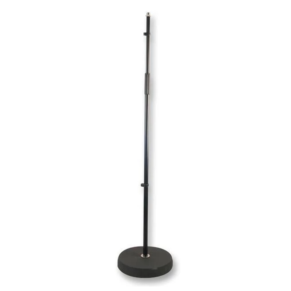 MFS-1 black cast base microphone floor stand