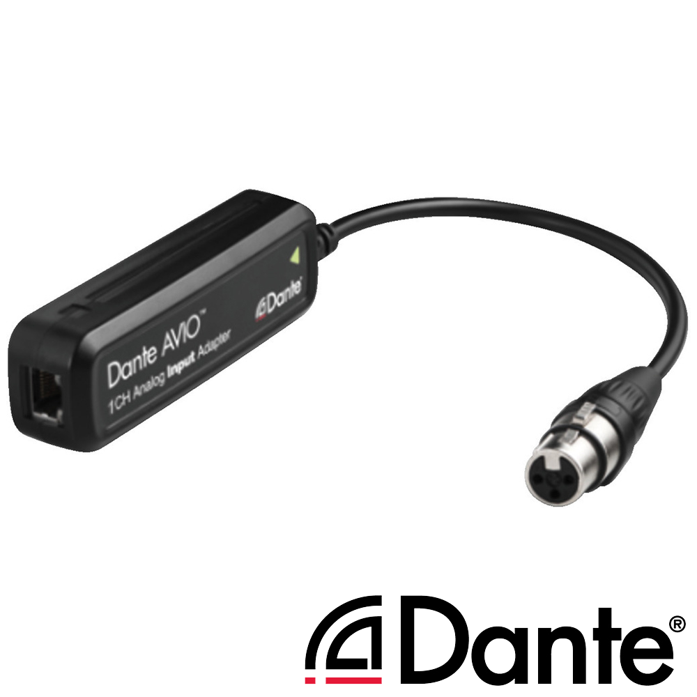 Monacor ADP-DAI-1X0 Dante® AVIO analogue input adapter (1-channel)