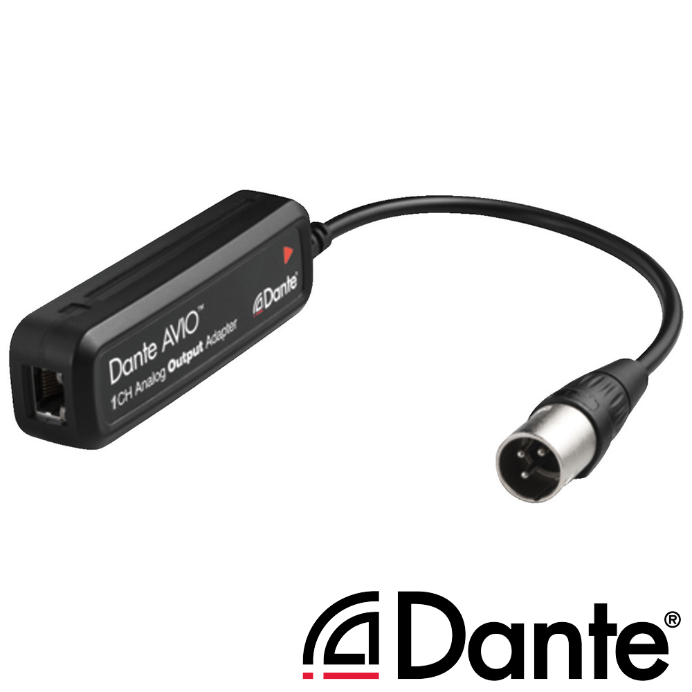 Monacor ADP-DAO-0X1 Dante® analogue output adapter (1-channel)