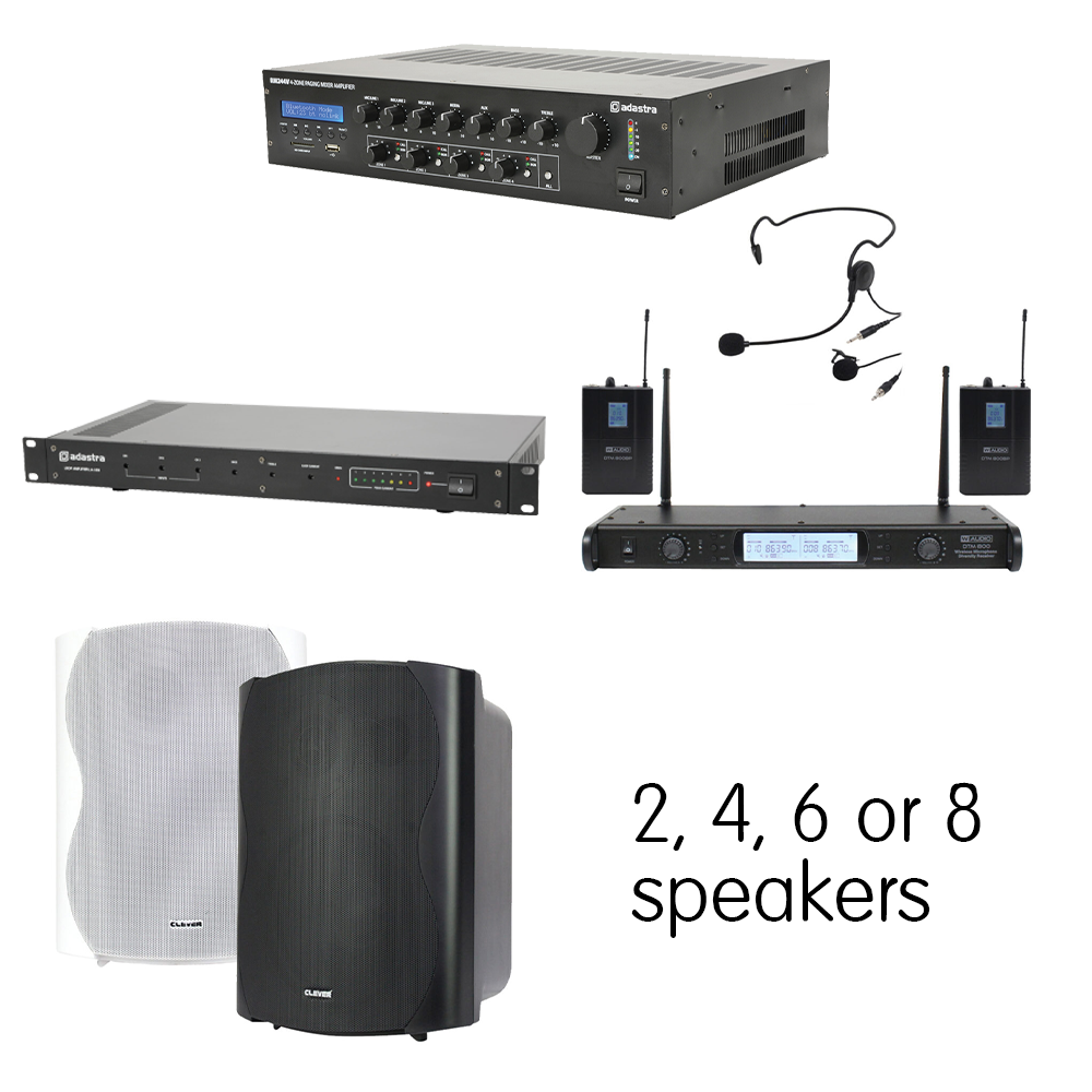 CHU-240 series 240w Church sound and induction loop systems