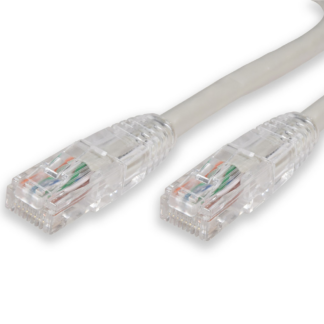 Cat6 unshielded twisted pair (UTP) ethernet patch leads