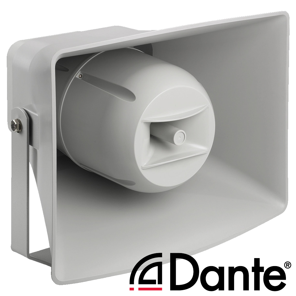 Monacor IT-400DTM 30w Dante® IP66 rated horn speaker