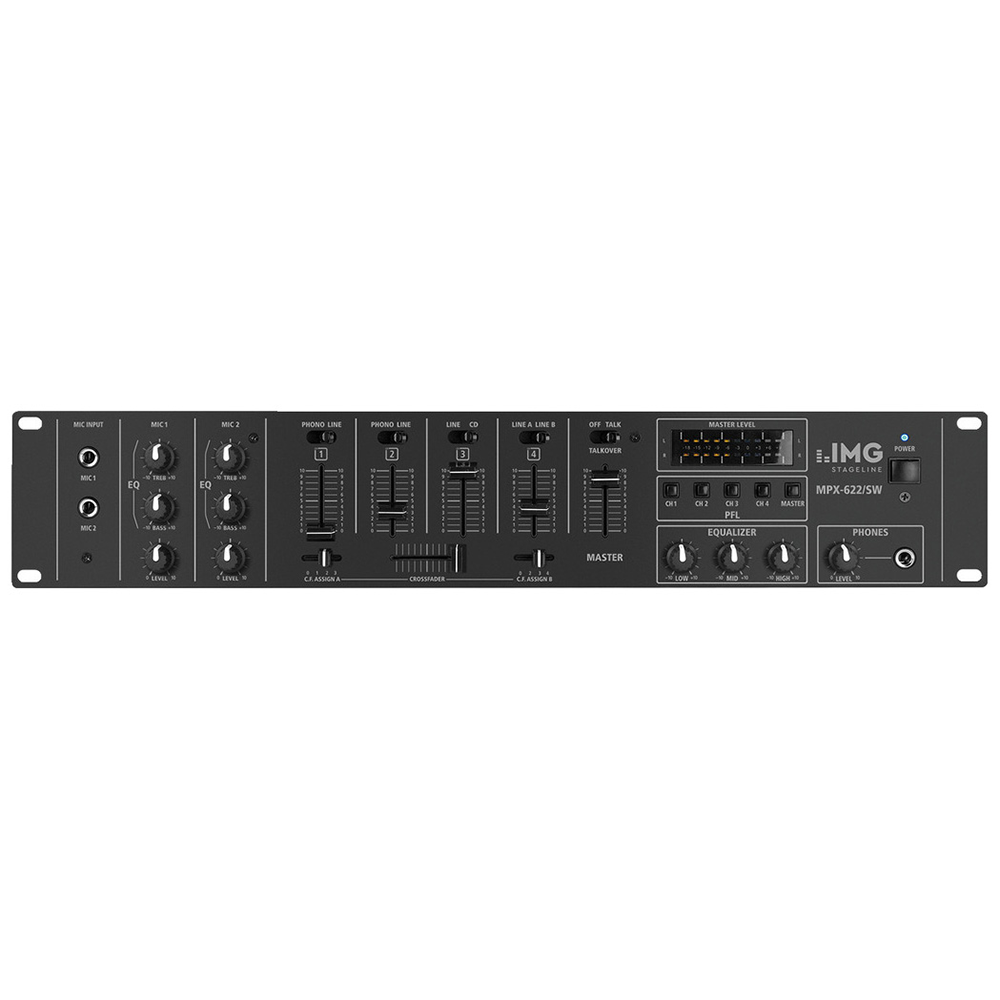 MPX-622/SW 6 input DJ mixer