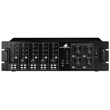Monacor PA-4040 4 x 40w 100v line mixer amplifier