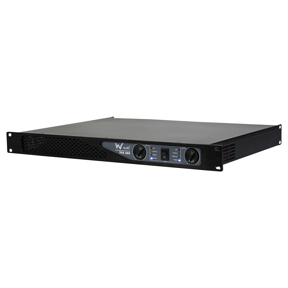 W Audio TPX 400 200+200w stereo power amplifier