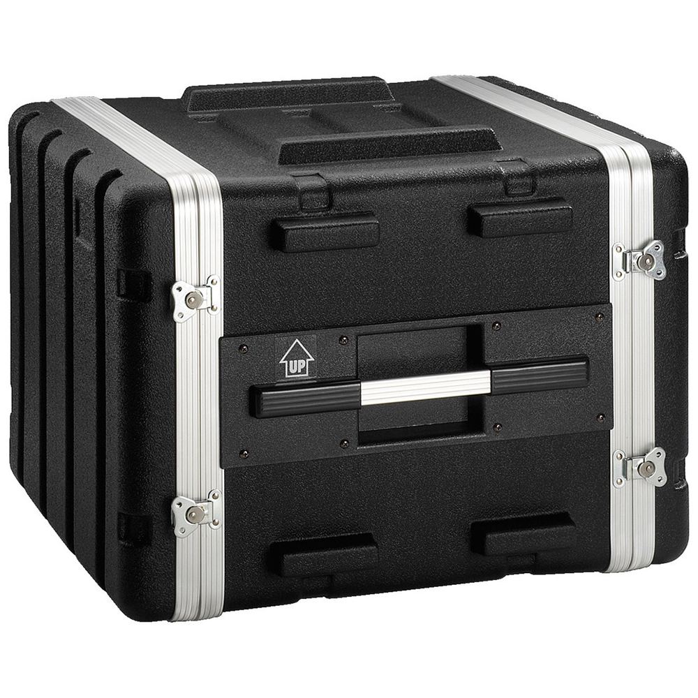 FC-108 8U ABS polycarbonate and aluminium rack flight case