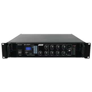 Omnitronic MP-250P 250w PA mono mixer amplifier with Bluetooth