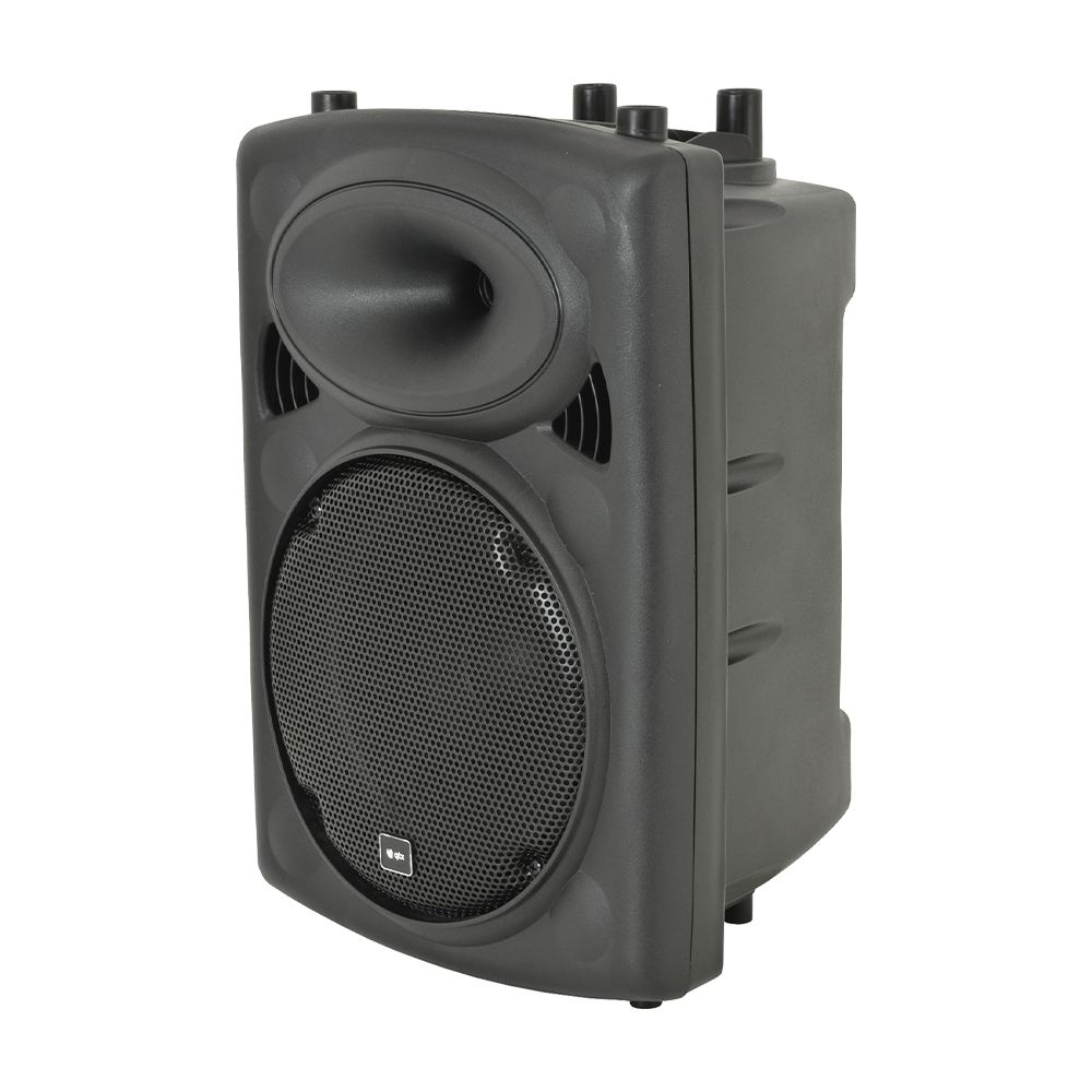 QTX QR10K 40w portable, all-in-one moulded powered loudspeaker