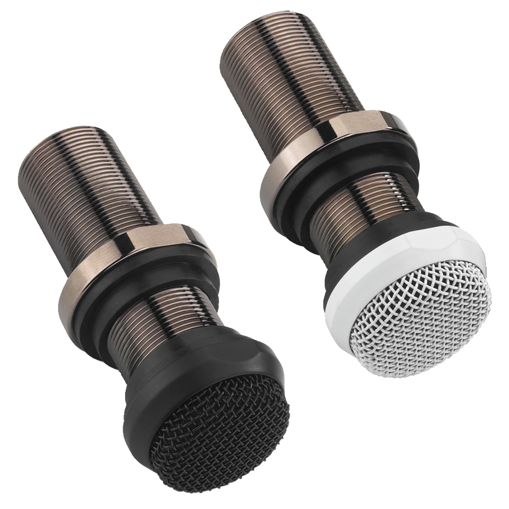 Monacor ECM-10 series phantom powered ceiling boundary microphones