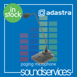 Adastra COM60 paging microphone with chime function
