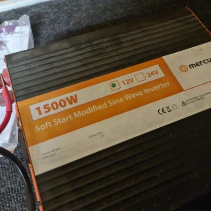 Mercury IMS1500-12 1,500w 12v power inverter - used