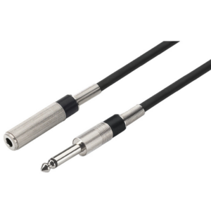 5 x Monacor MEC-600/SW mono extension leads