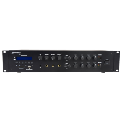 Adastra V-122 dual zone 100v 2 x 120w mixer amplifier with Bluetooth and DAB+/FM and USB/SD media player