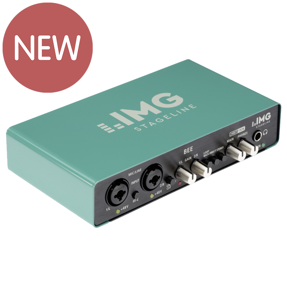 IMG Stageline BEE 2-channel USB recording interface