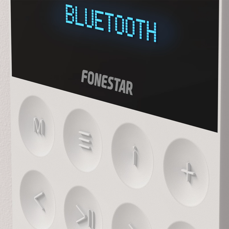 Fonestar KS-WALL 4 Kit Amplificador De Parede E 4 Altifalantes De Teto Bluetooth Usb Fm Aux