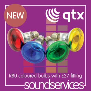QTX R80 Coloured Reflector Bulbs - E27