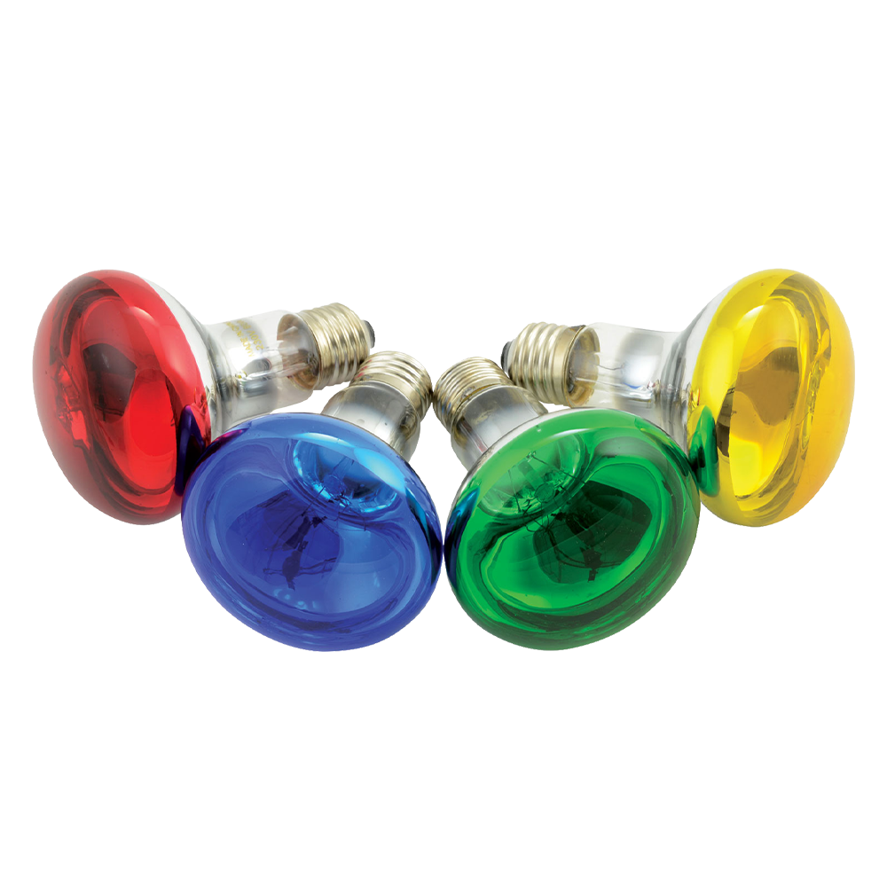 QTX R80 Coloured Reflector Bulbs - E27