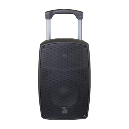ZZiPP ZZIGAN110 portable 65+15w 10" portable PA with True Wireless Stereo (TWS) 2 UHF wireless microphones, media player & Bluetooth