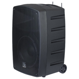 ZZiPP ZZIGAN112 portable 130+30w 12" portable PA with True Wireless Stereo (TWS) 2 UHF wireless microphones, media player & Bluetooth