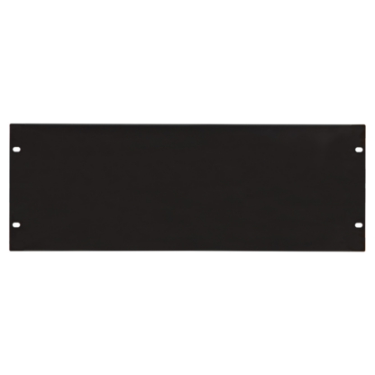 Powder coated steel 19" rack mounting blanking panel