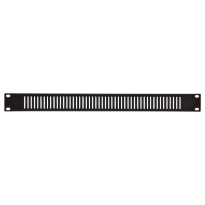 Powder coated steel 19" rack mounting blanking panel