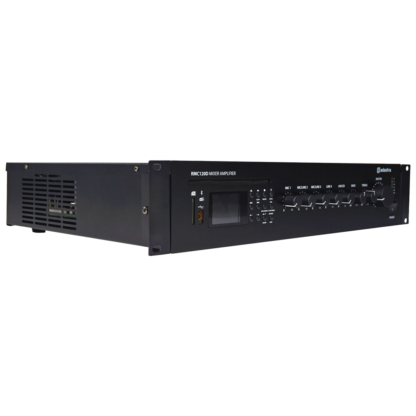 Adastra RMC120D 120W 100V line mixer amplifier with CD, DAB+, Bluetooth and USB/SD