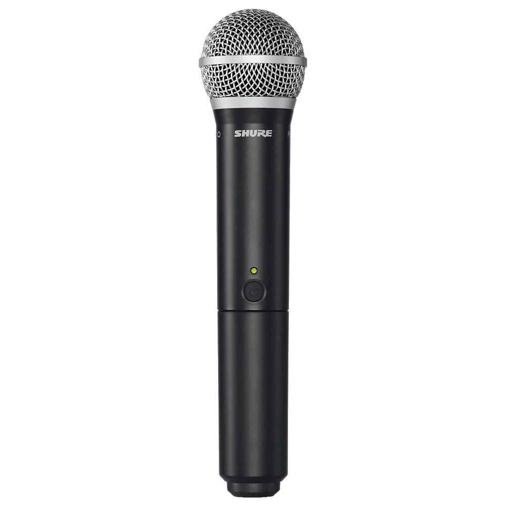 Shure BLX2/PG58 UHF handheld wireless microphone on channel 70