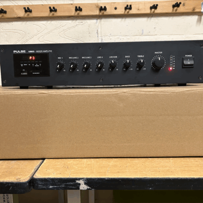Pulse VM60 60W 5 channel 100V line mixer amplifier with USB/SD