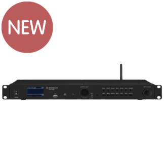 Monacor WAP-204RS internet radio, FM RDS and DAB+ tuner and MP3 media player
