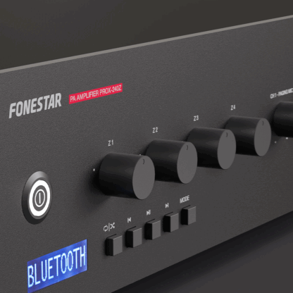 Fonestar PROX-240Z 240W 100V line 4-zone mixer amplifier with Bluetooth and MP3 player
