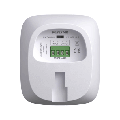 Fonestar SONORA-3TB white high power weatherproof 3" 12W 100v line or 8Ω cabinet speaker