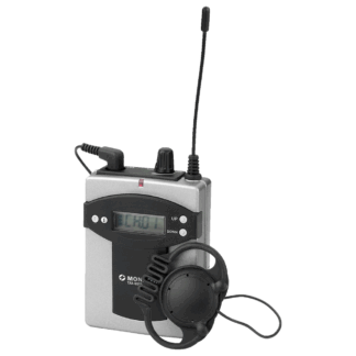 Monacor TXA-800R professional 16-channel mono PLL audio transmission system on 863-865 MHz
