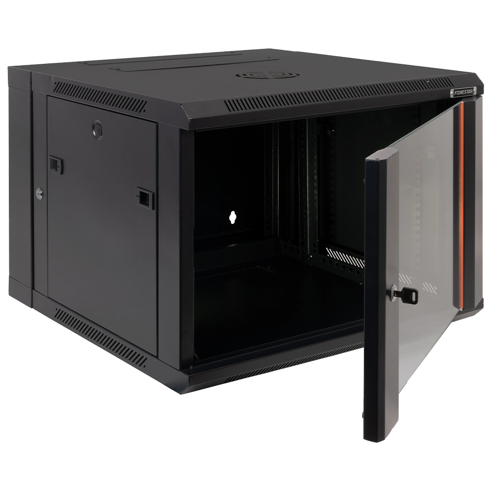 Fonestar FRW2-6009 9U wall mounting rack with lockable door