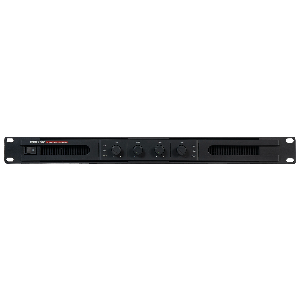 Fonestar FSD-4500E 4 x 400W 100V line digital slave power amplifier