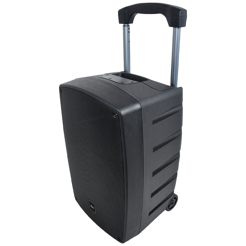 QTX PERFORMER-12 200W 12" portable PA with 2 VHF wireless microphones, media player & Bluetooth