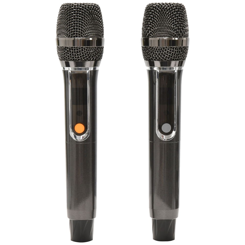 QTX PERFORMER-12 200W 12" portable PA with 2 VHF wireless microphones, media player & Bluetooth