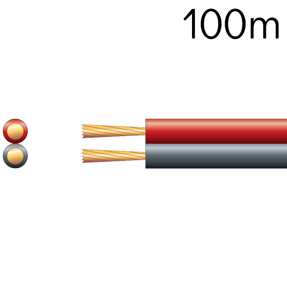 Mercury 100m 10A figure 8 speaker cable