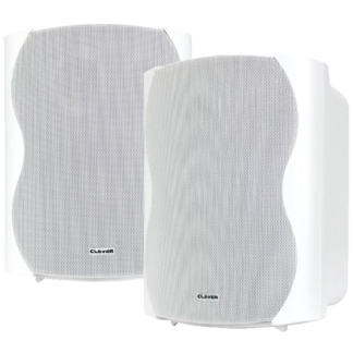 Clever Acoustics BGS 85T-B 50W 100V line or 8 Ohm wall cabinet speakers (pair)